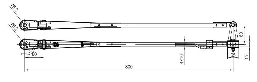 GBSG40I 小型雙桿刮臂